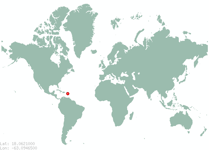 Le Morne Rond in world map